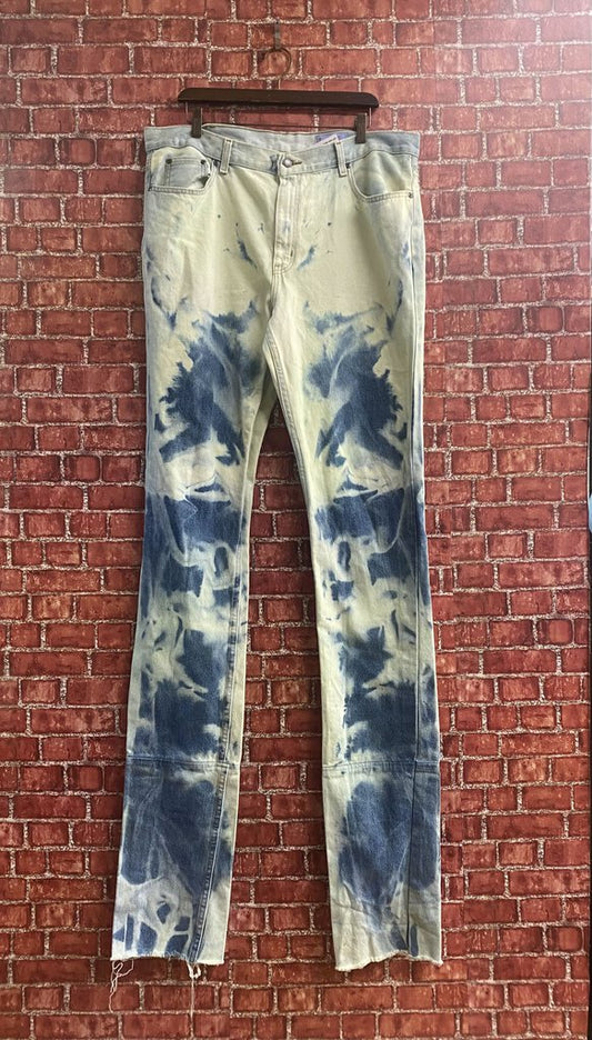 Valelives Dyed Denim Jeans Size 38x34