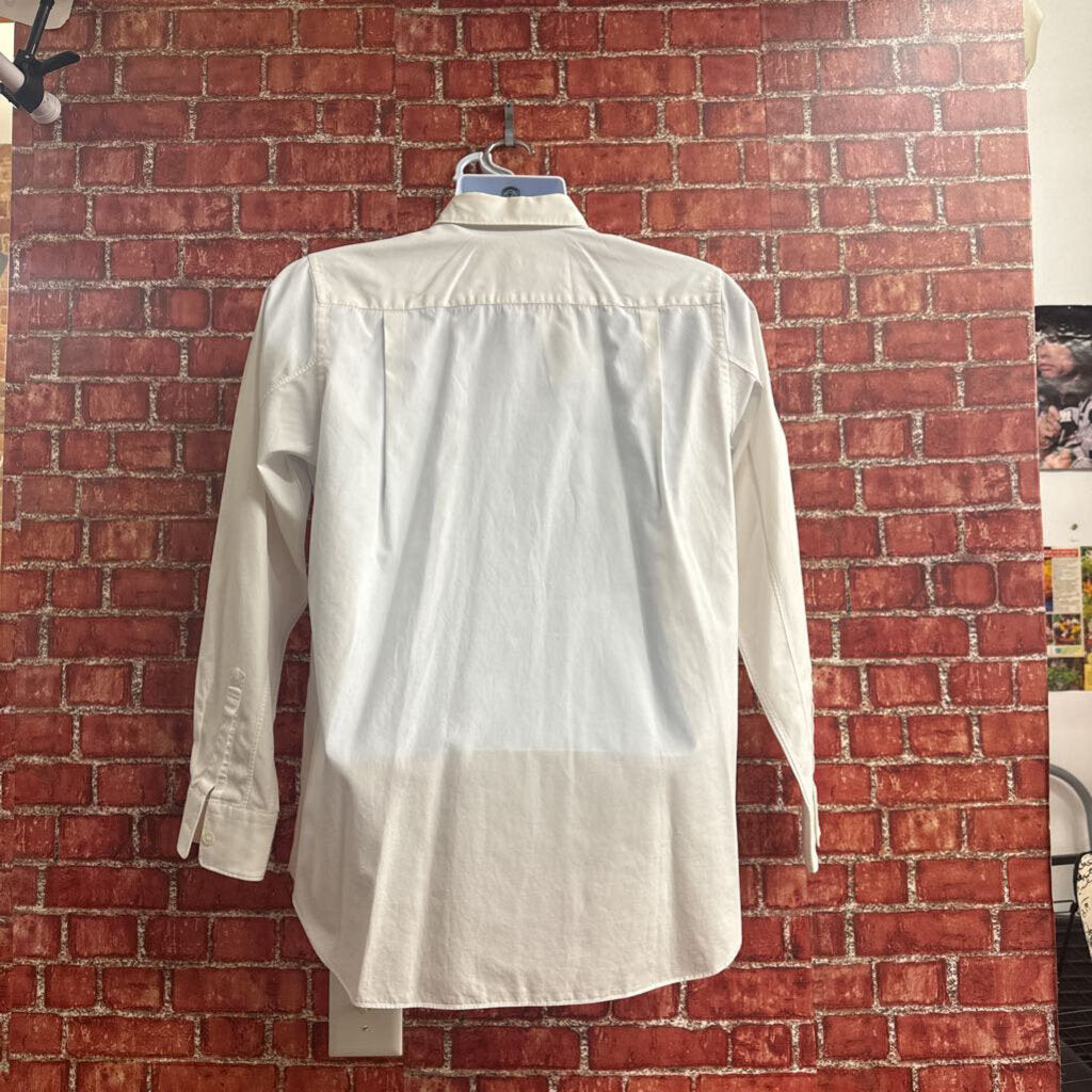 Comme Des Garcons PLAY Button Down White Size S