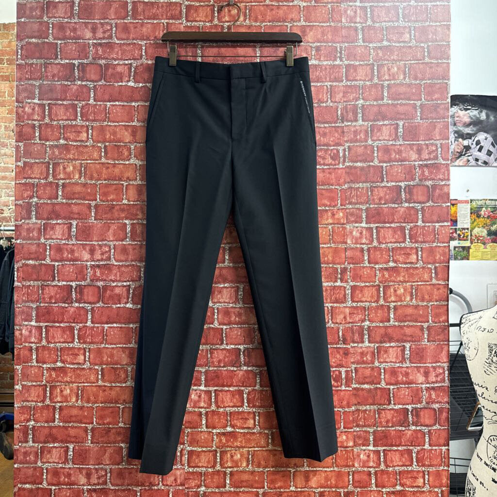 Givenchy Wool Trousers Black Size 46