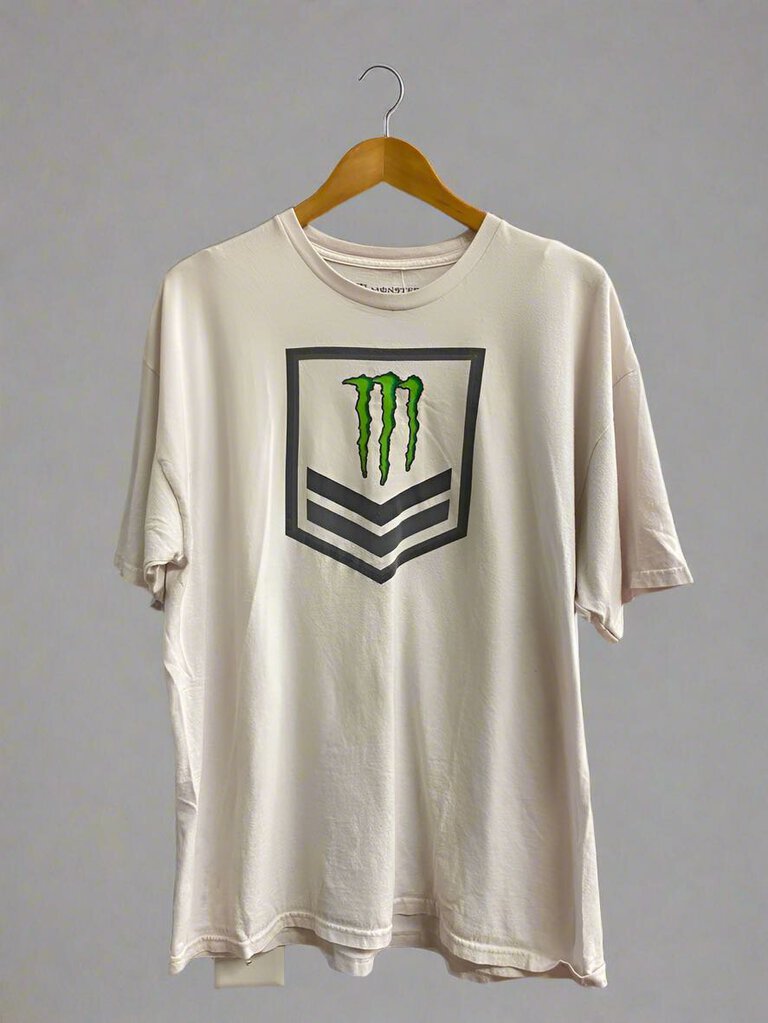 Monster Energy Tee White Size XL