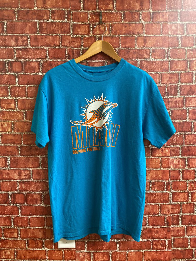 NFL Dolphins Tee Blue Size L