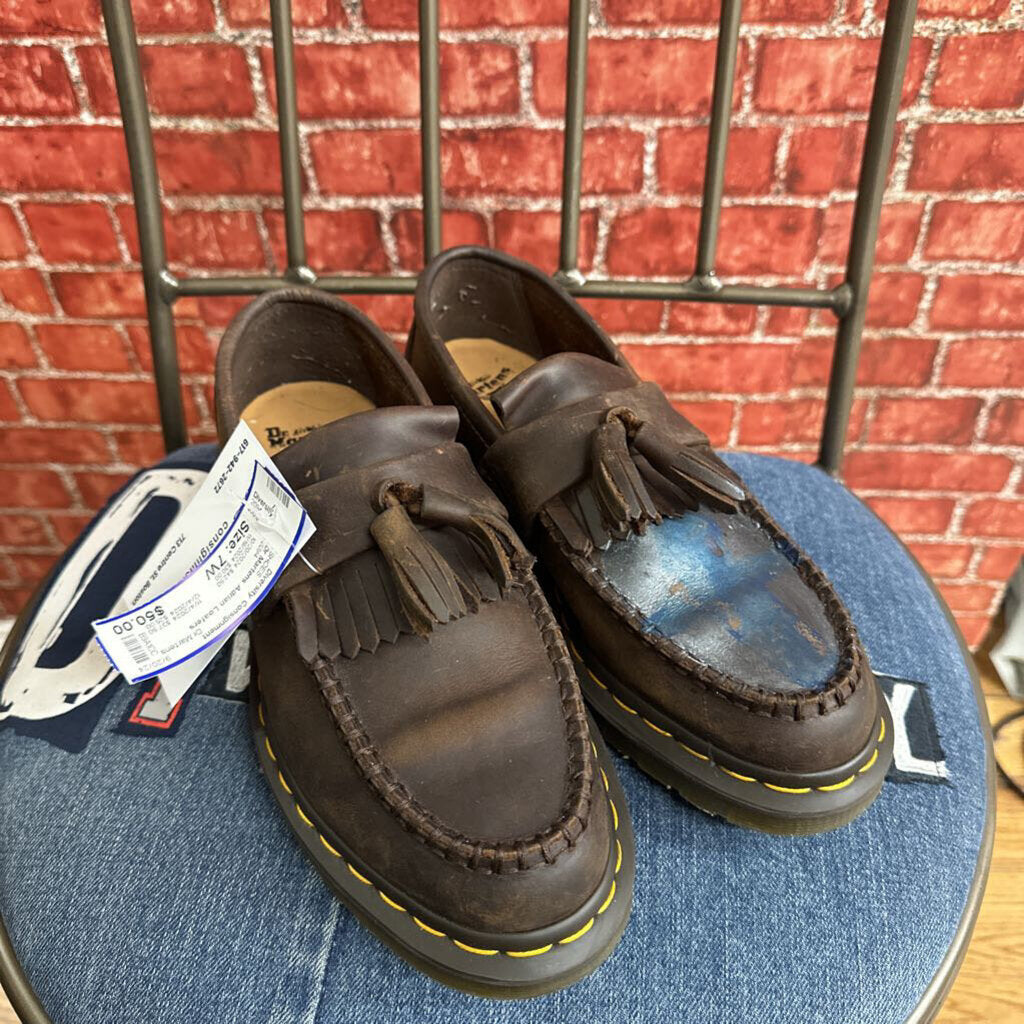 Dr Martens Adrian Loafers Brown Size 7W