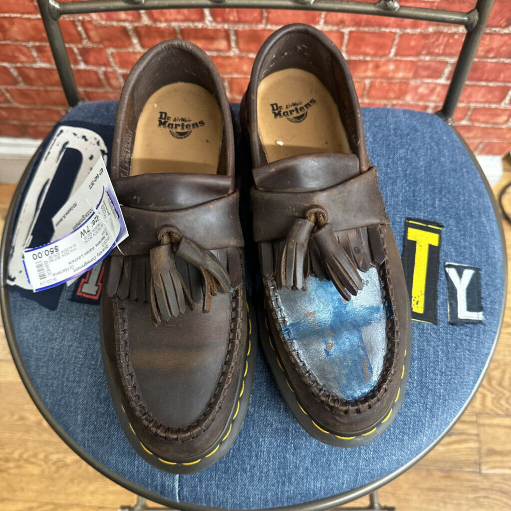 Dr Martens Adrian Loafers Brown Size 7W