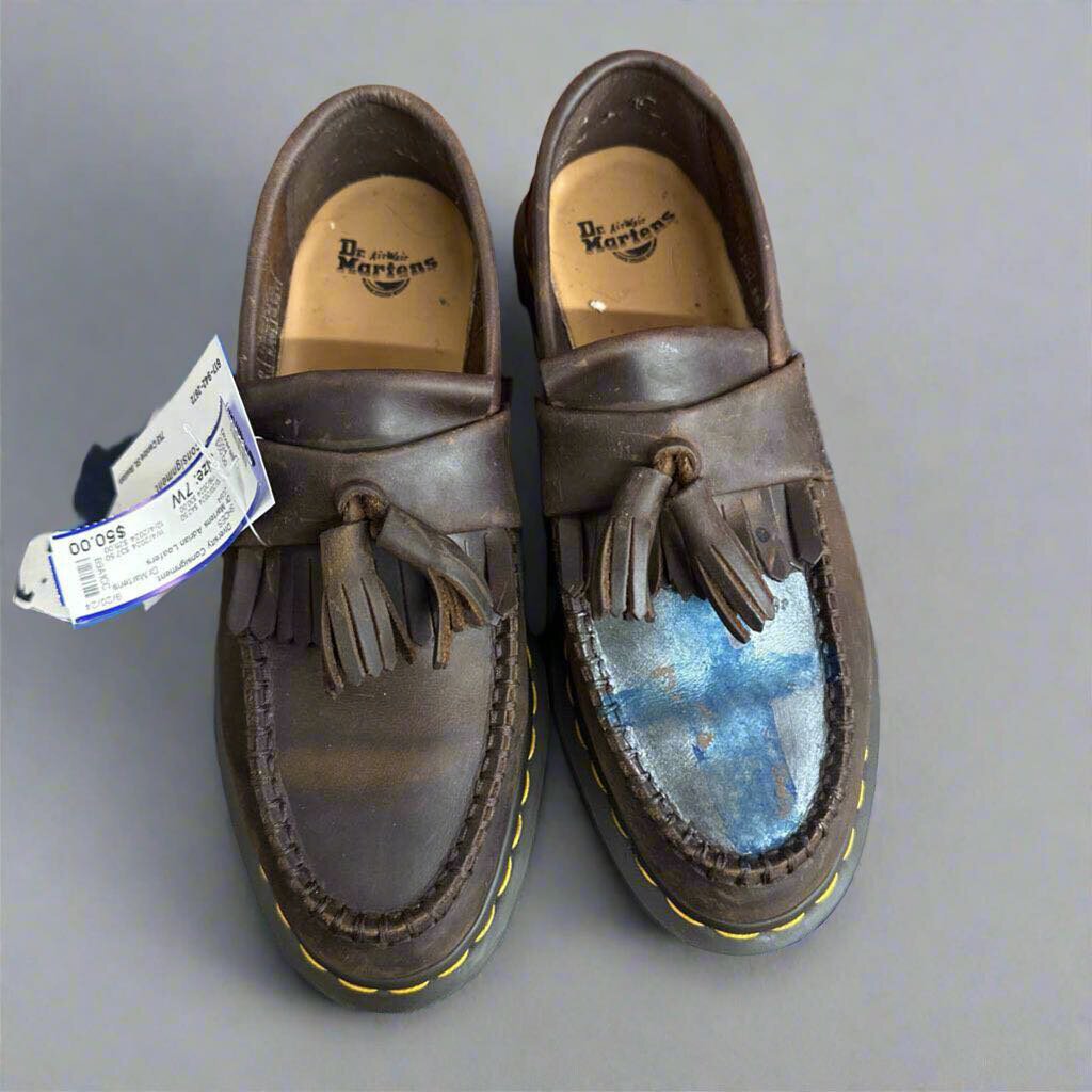 Dr Martens Adrian Loafers Brown Size 7W