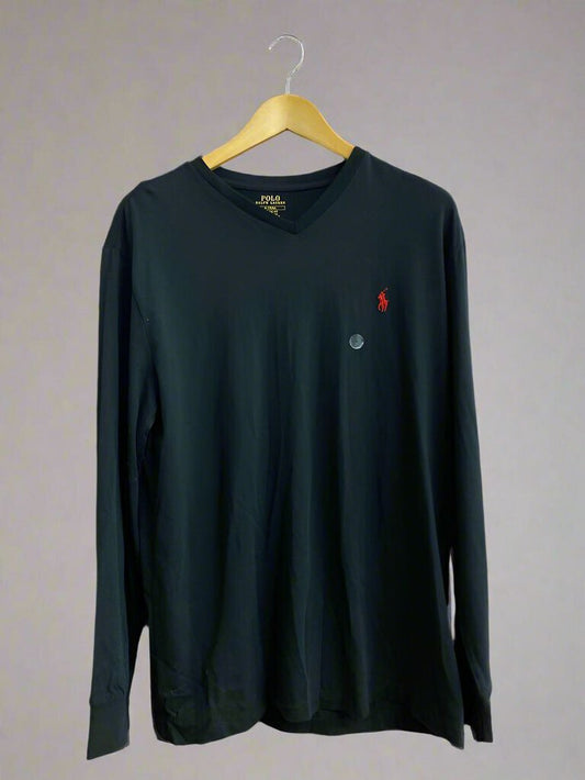 Polo Ralph Lauren NWT Black Long Sleeve Size M