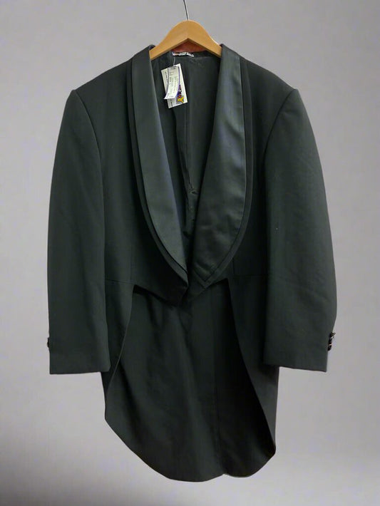 Oscar De La Renta Long Tail Blazer Black Size L