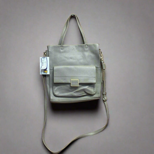 Kenneth Cole Leather Backpack Grey Size OS