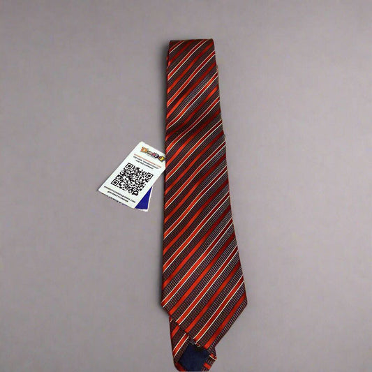 Ermenegildo Zegna Striped Tie Red