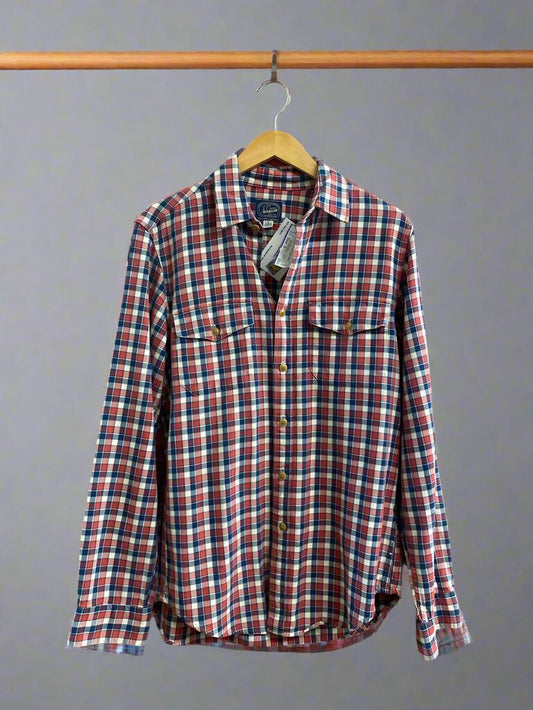 VTG J Crew Tartan Button Down Shirt Size Small