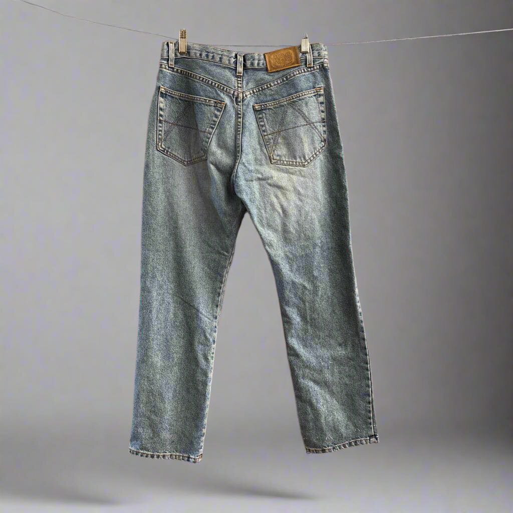 ABS Button Fly Jeans Relaxed Fit Size 12