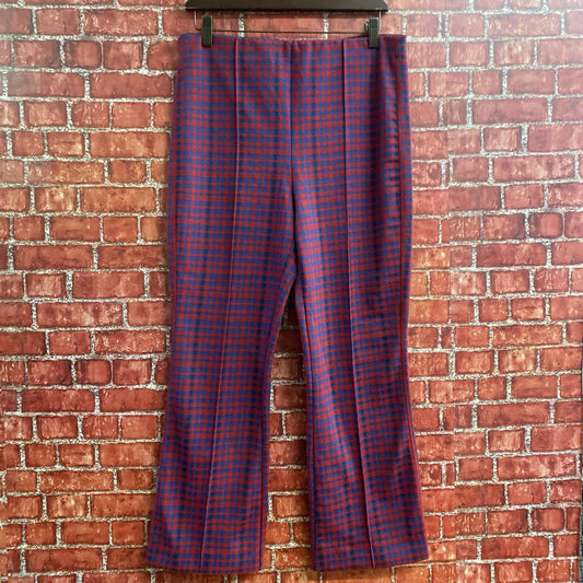 Maeve Checkered Pants Size Medium