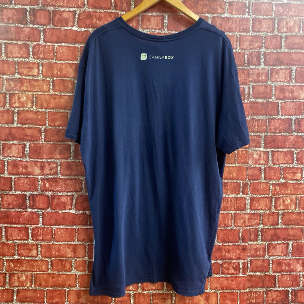 Lets Take A Trip Volkswagen Bus Tee Blue Size 2XL