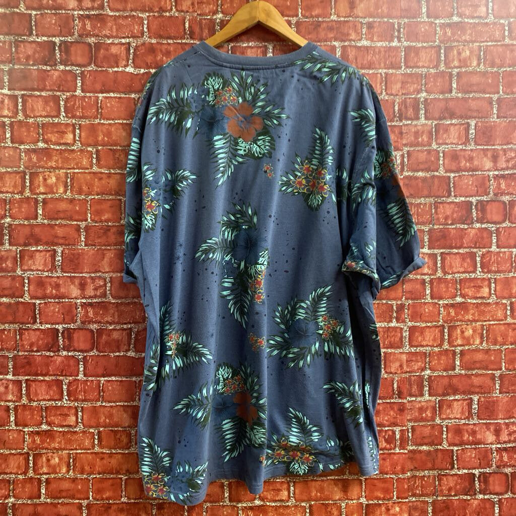 Free Planet Floral Tee Blue Size 4XL