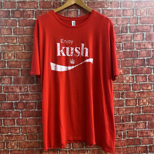 Enjoy Kush Cocacola Tee Red Size 2XL