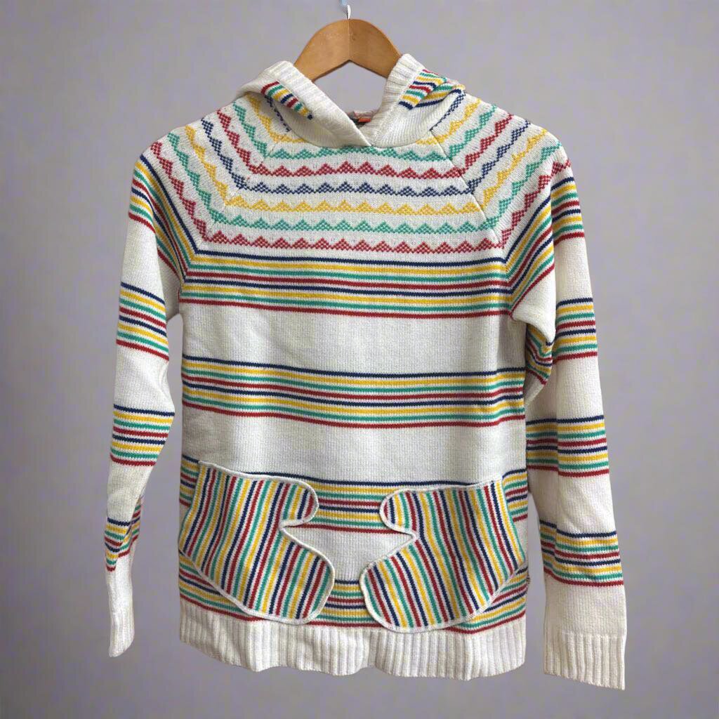 Modcloth Mitten Pocket Striped Hoodie Size XS