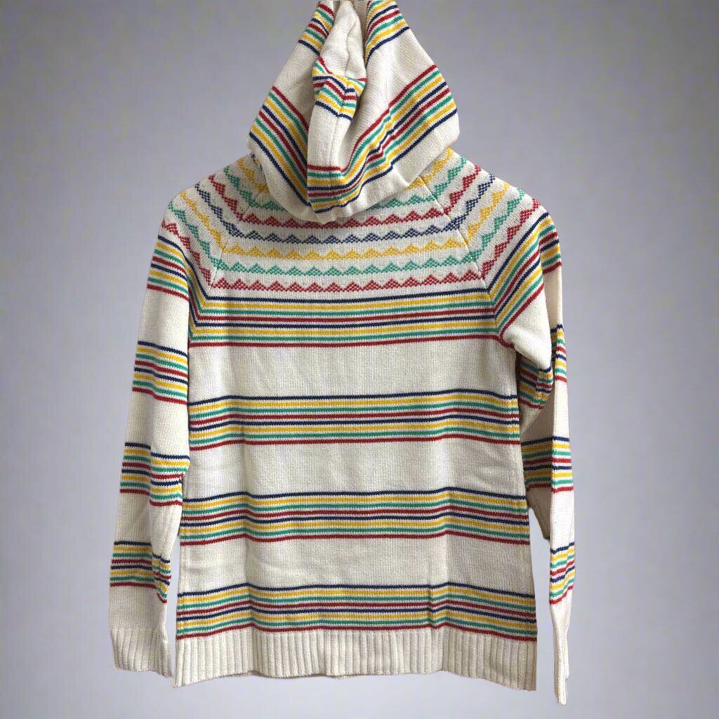 Modcloth Mitten Pocket Striped Hoodie Size XS