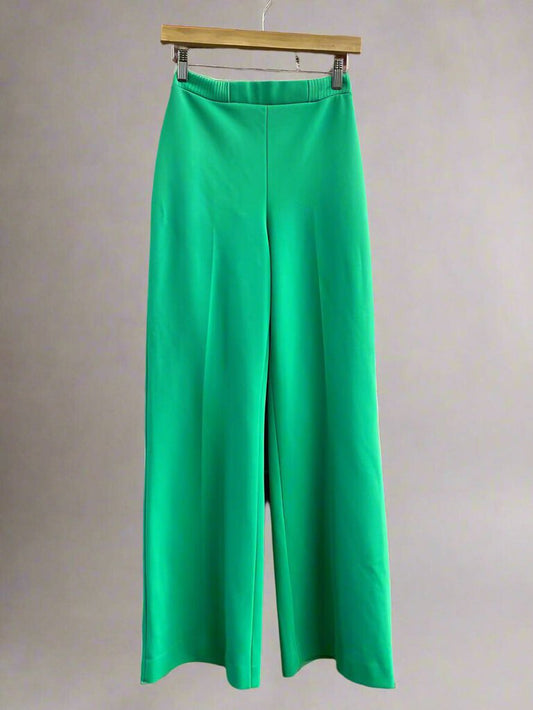 Vintage 70s Cheers Wide Leg Pants Green Size XS