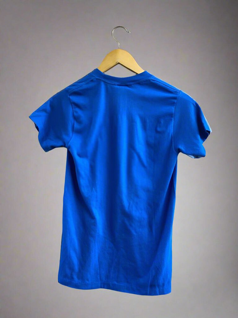 Vintage 80s Happiness is Yelling Bingo Tee Blue Size S