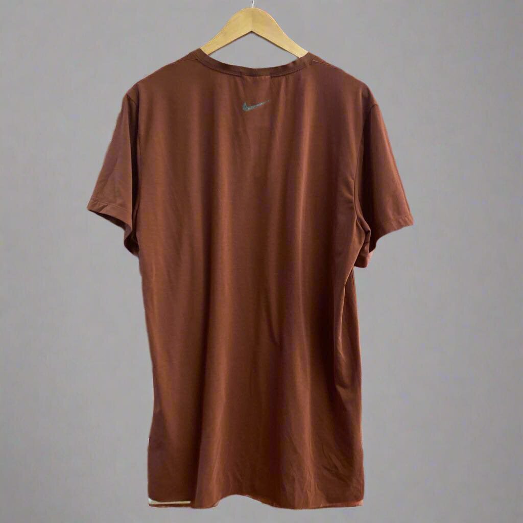 Nike Dri-Fit Yoga Tee Brown Size M