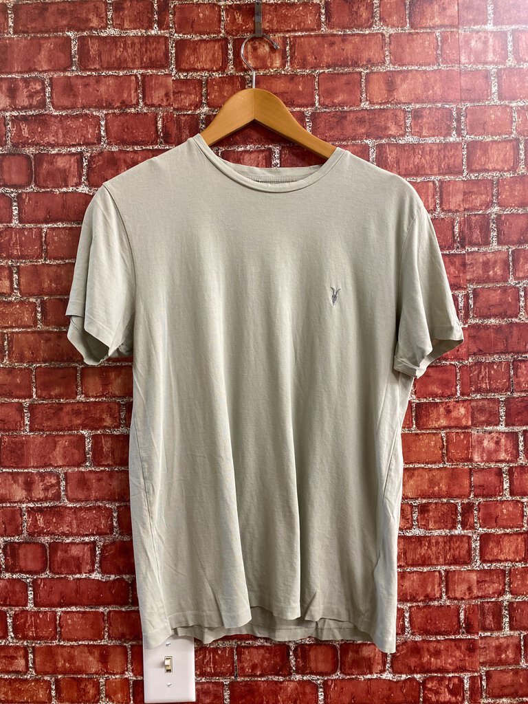 All Saints Small Chest Logo Grey Size M