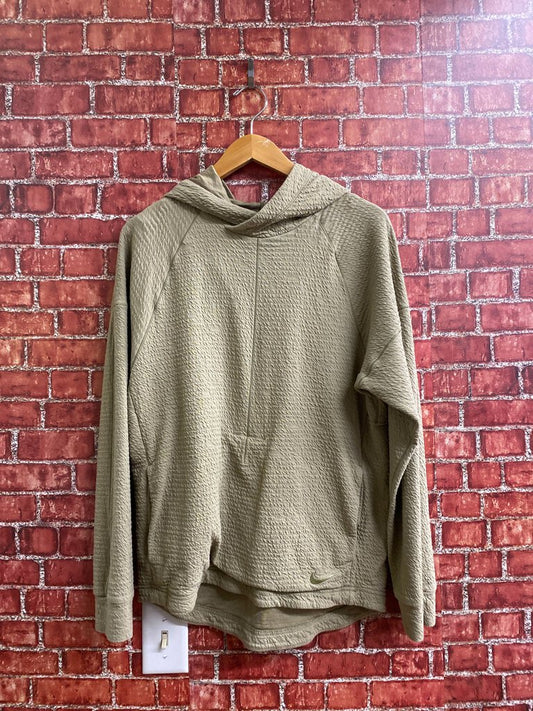 NIke Yoga Dri-Fit Textured Hoodie Tan Size M