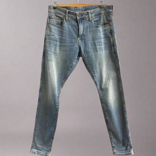 G Star Raw Denim Skinny Blue Size 33x30