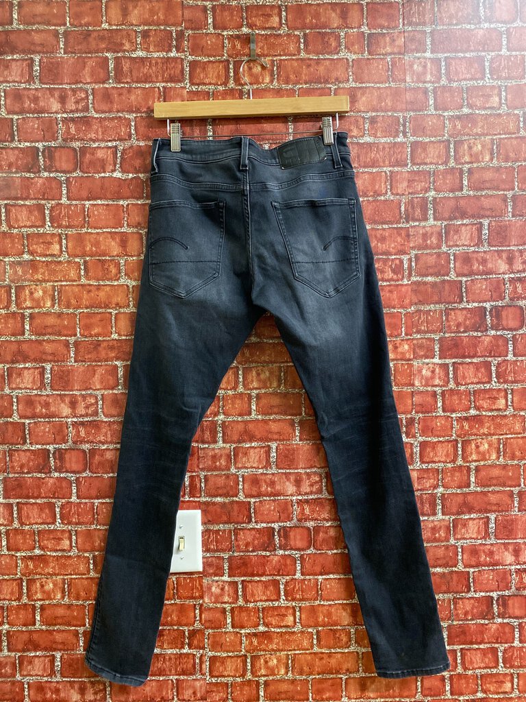 G Star Raw Denim Skinny Black Size 32x32