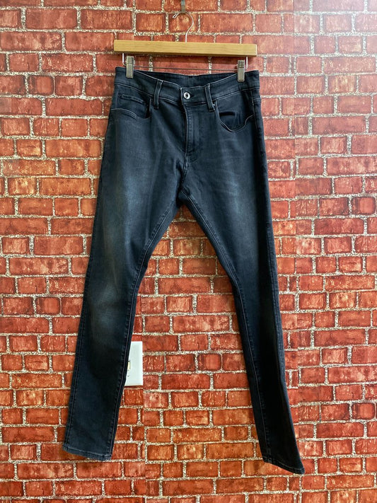 G Star Raw Denim Skinny Black Size 32x32