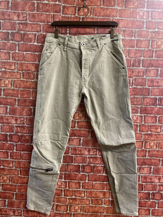 G Star Raw Moto Pants Beige Size 31