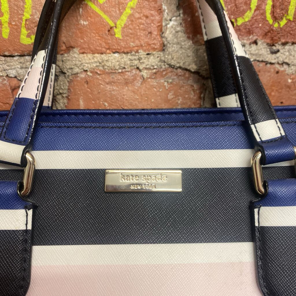 Kate Spade Striped Multi Color Crossbody Bag