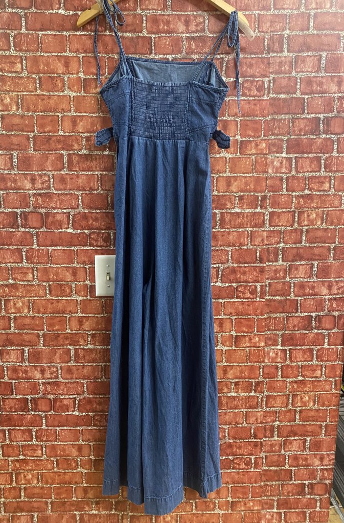 Free People Denim Jumpsuit Blue 2(S)