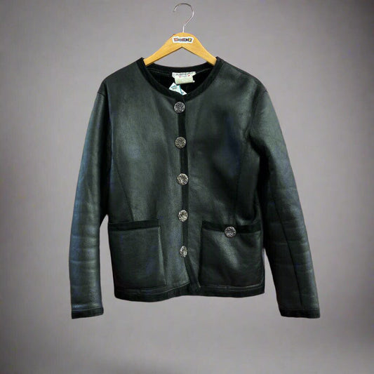 YSL Rive Gauche Shearling Coat Size 38 (M)