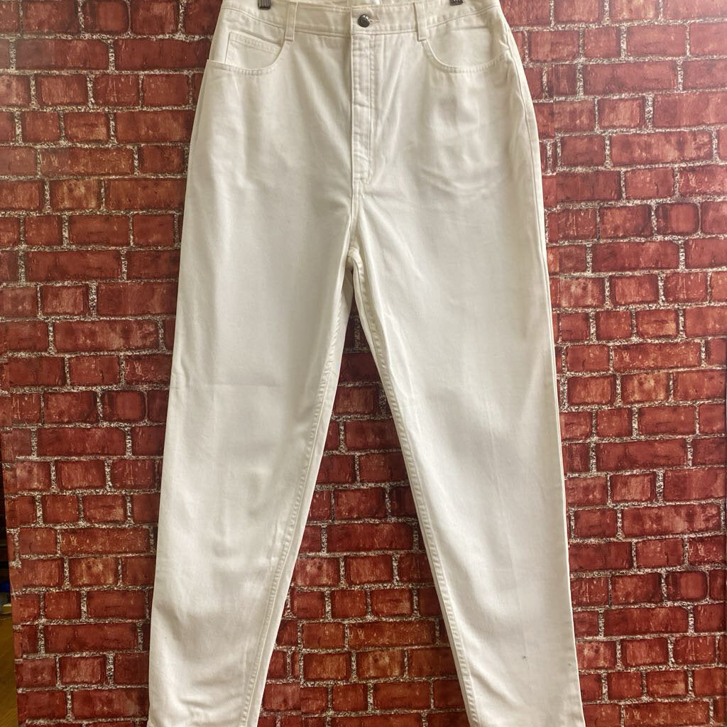 Talbot’s Vintage White High Waisted Jeans Size 14