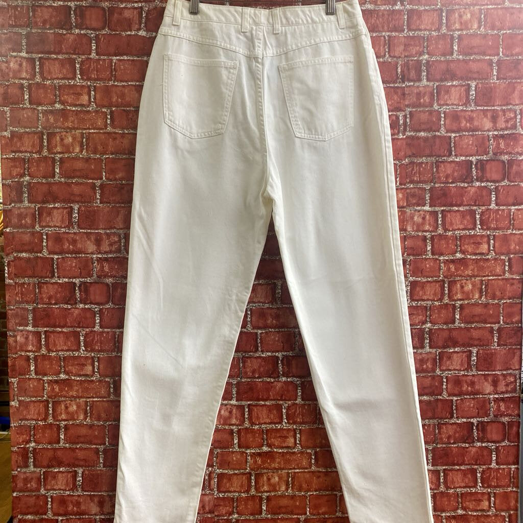 Talbot’s Vintage White High Waisted Jeans Size 14