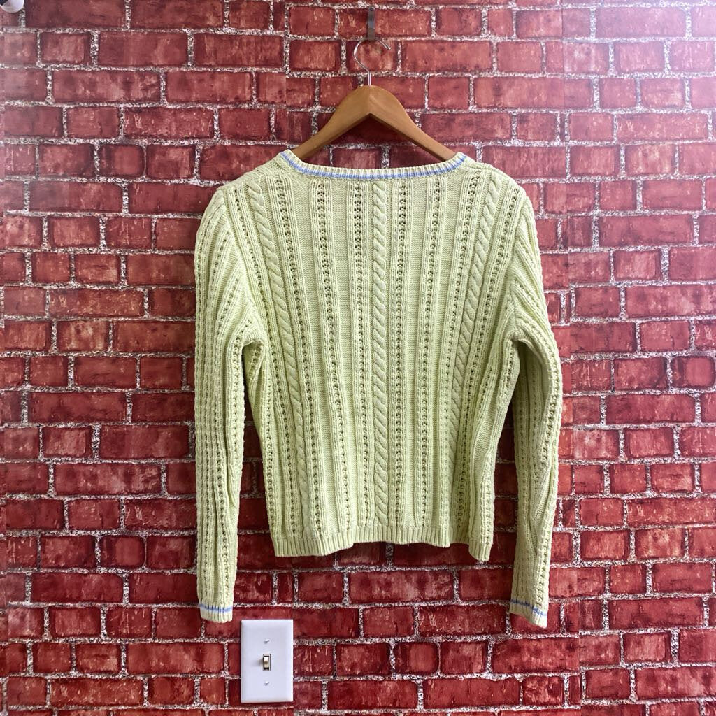 Carroll Reed Knit Sweater Green L