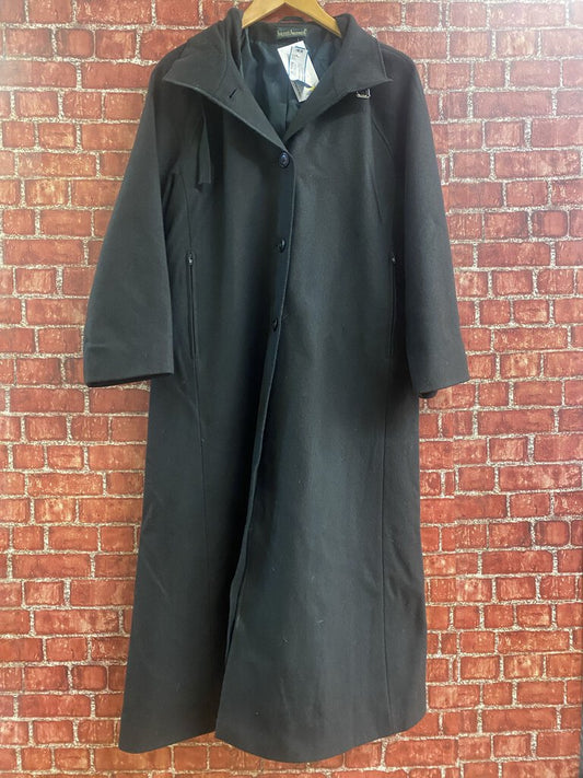 Harve Benard Green Wool Trench Coat Size S