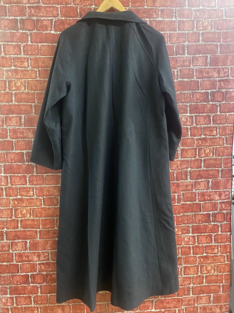 Harve Benard Green Wool Trench Coat Size S