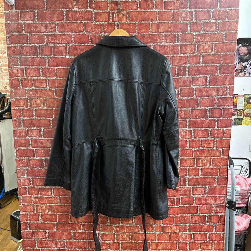 Modern Essentials Leather Jacket Size Large