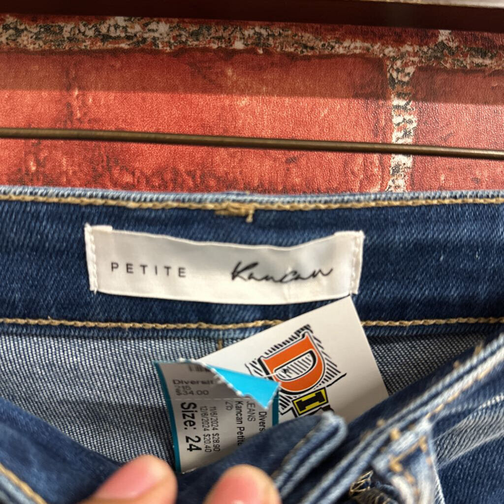 Kancan Petite Flare Jeans Size 24