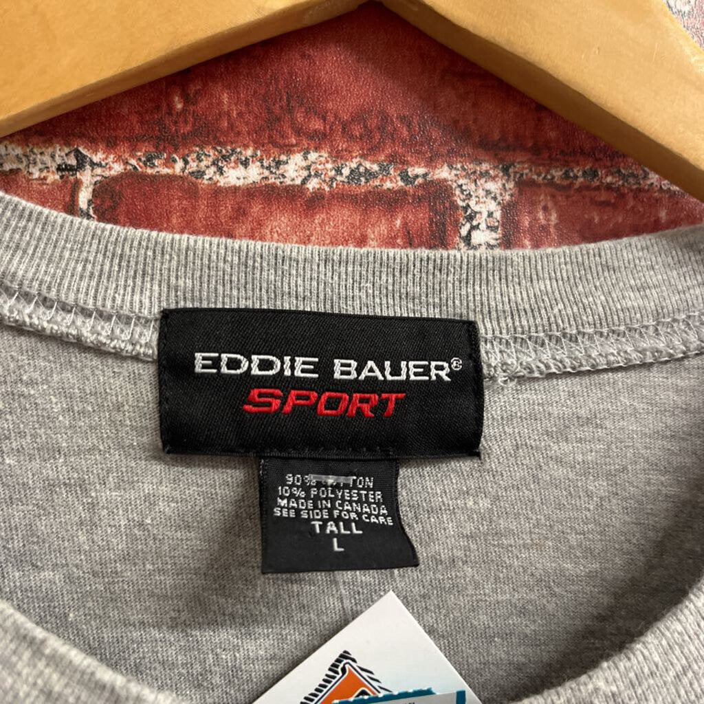 Eddie Bauer Sport T-Shirt Grey Size L