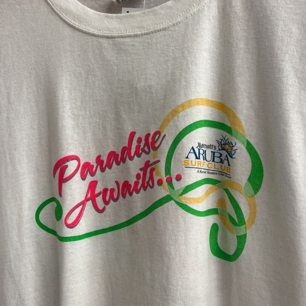 Vintage Paradise Awaits Tee Size XL