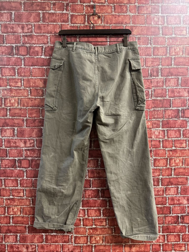 Chimala Japanese Cargo Pants Green Size 28