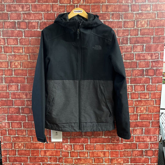 North Face Full Zip Windbreaker Jacket Black Size S