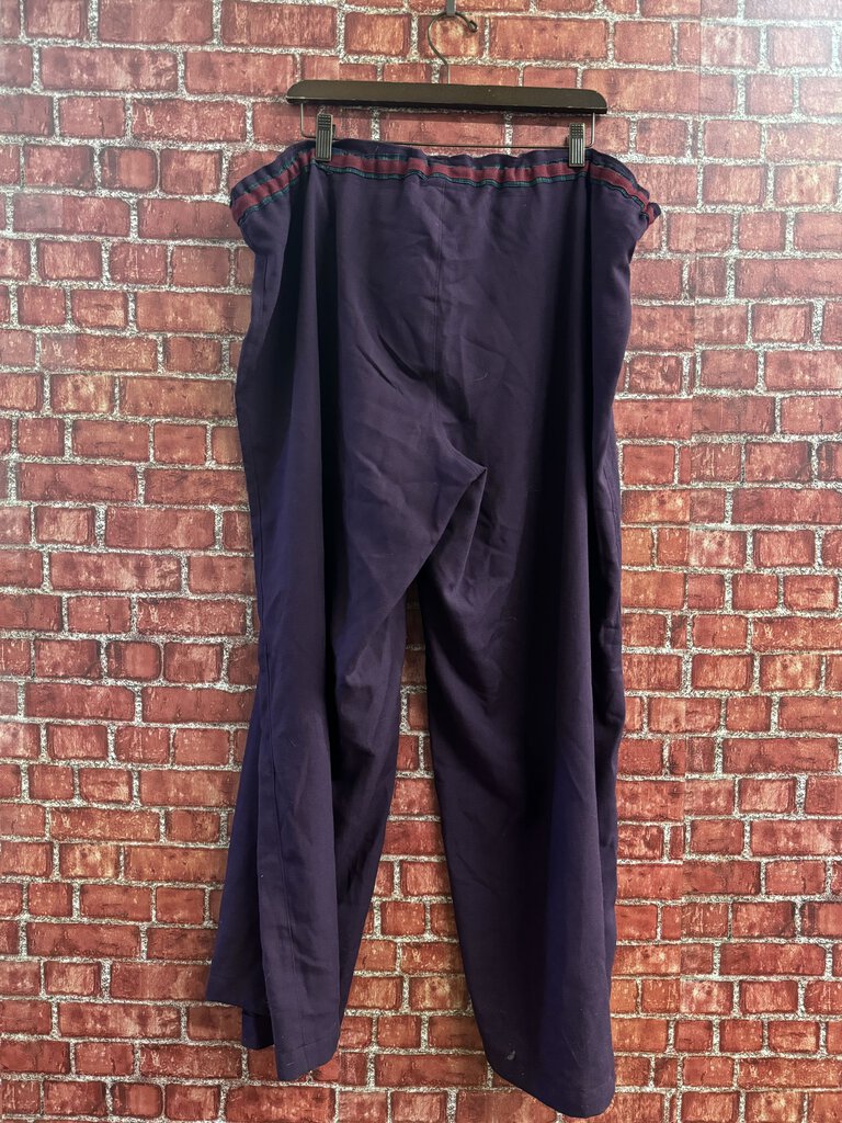 Locally Made Wide Leg Trousers Purple Size 22