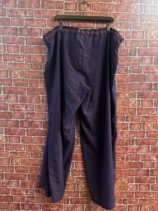 Locally Made Wide Leg Trousers Purple Size 22