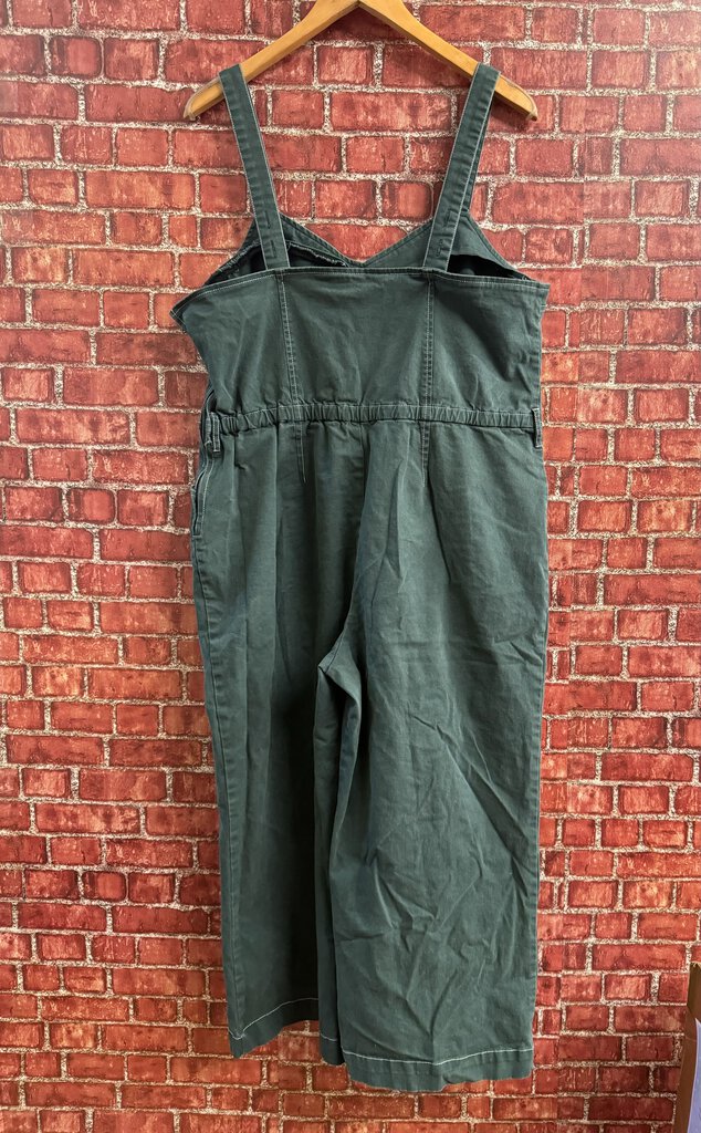 ModCloth Overalls Wide Leg Green Size XL