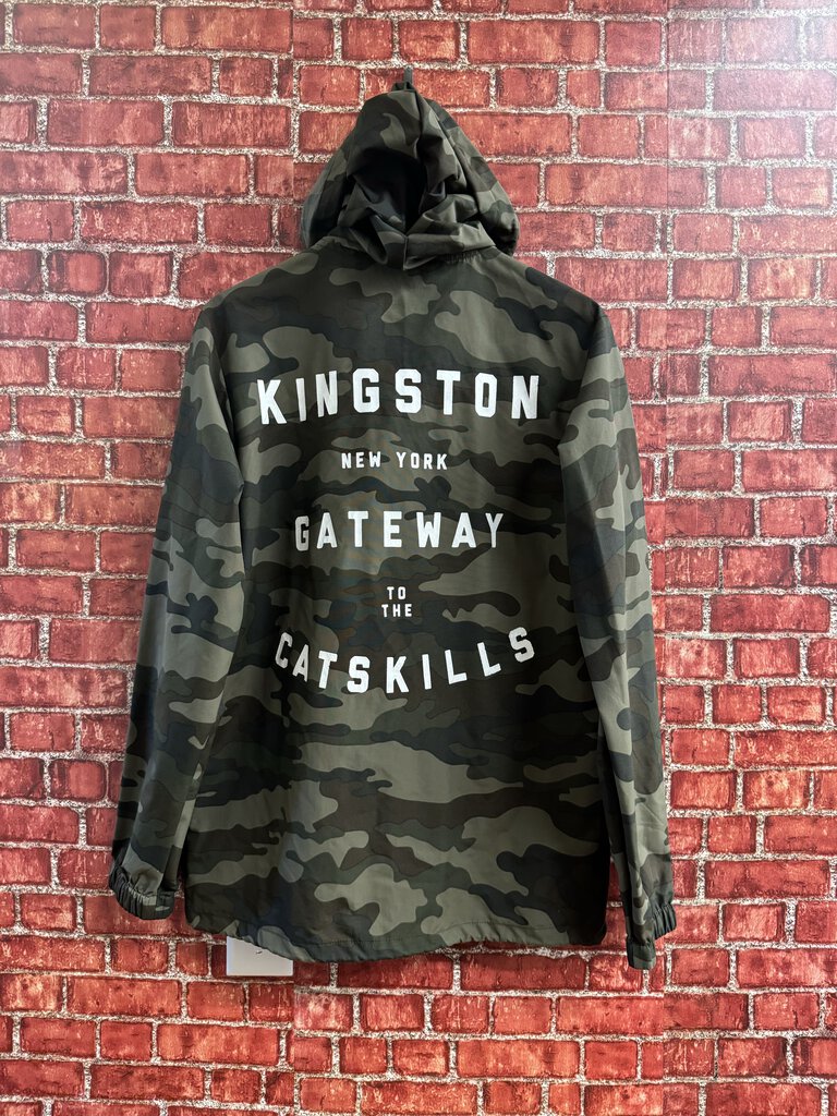 Boneshaker Camo Rain Jacket Green Size S