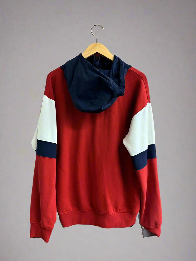 Polo Ralph Lauren Windbreaker Hood Red Size S