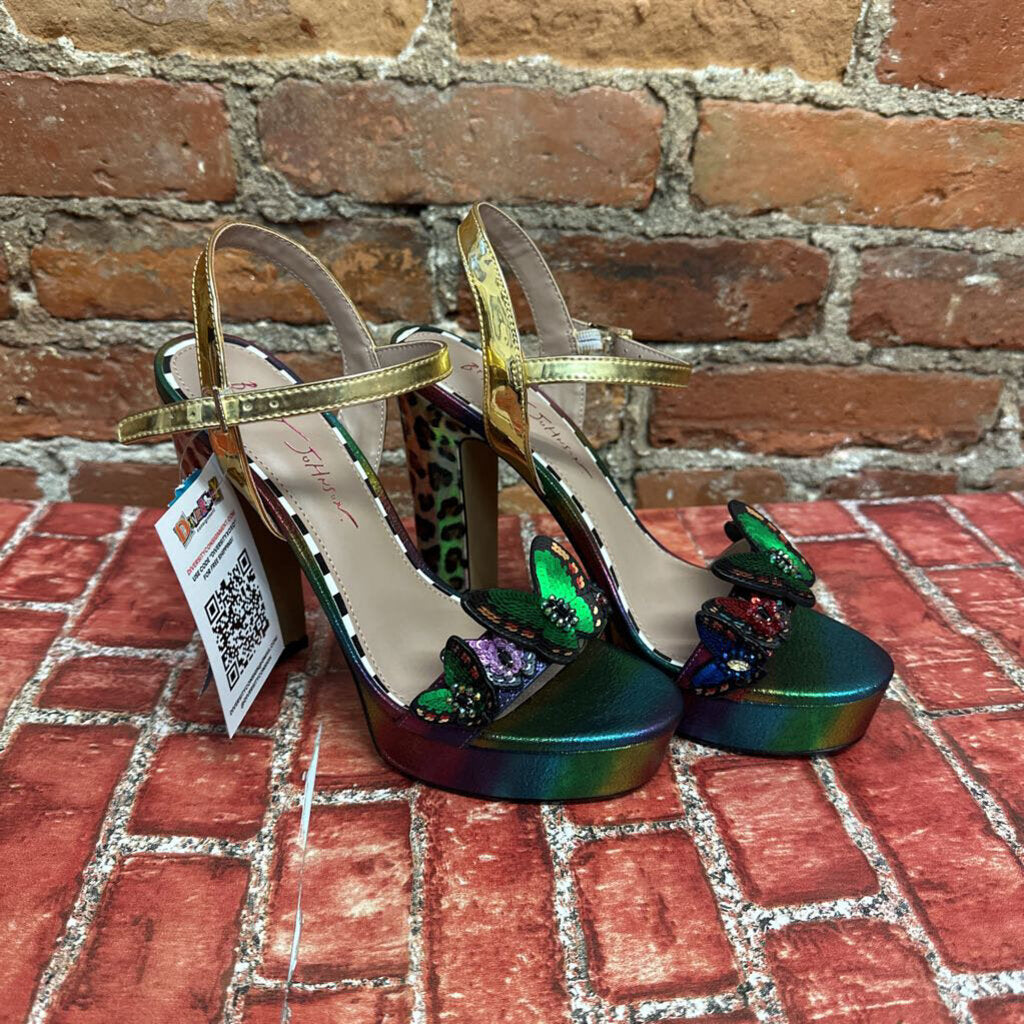 Betsey Johnson Butterfly Heels Size 8M