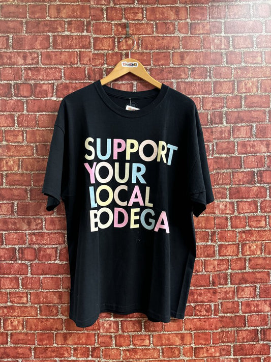 Support Your Local Bodega Tee Black Size Xl